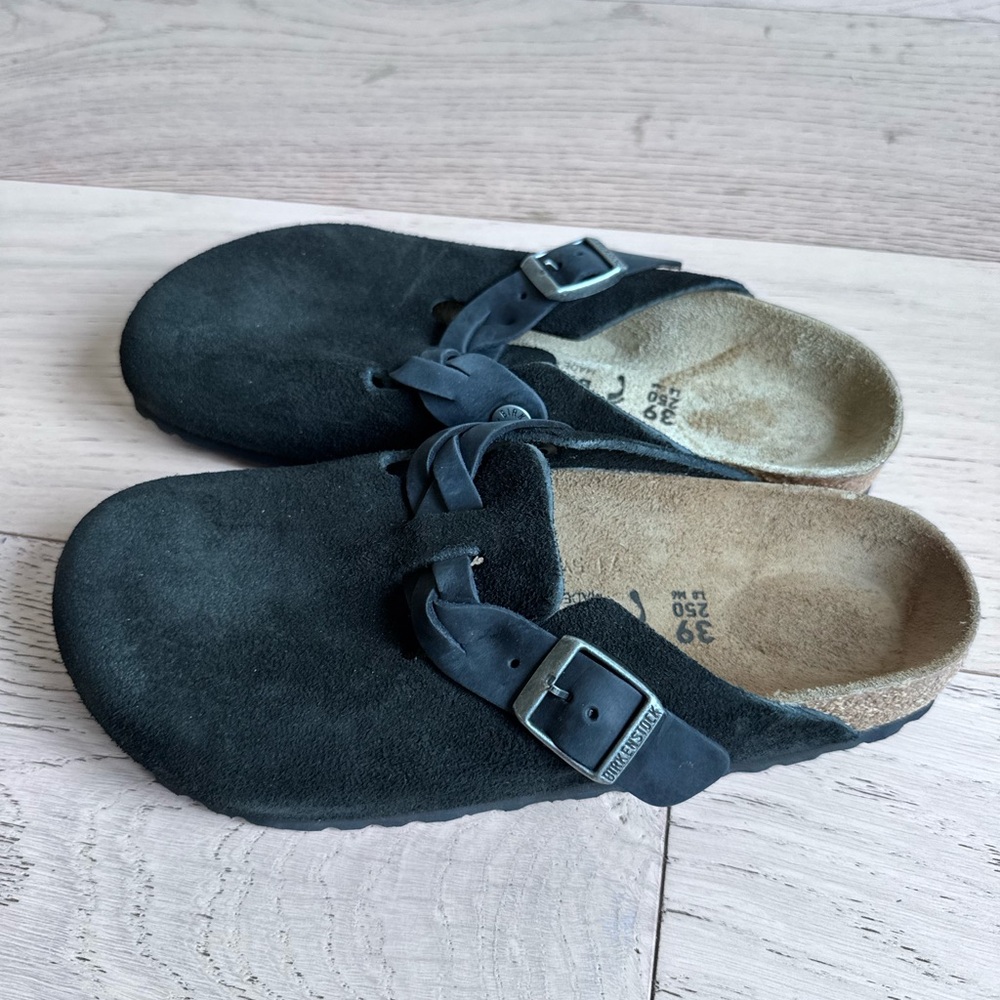 New Birkenstock Boston Braided Black
Suede Leather sz: 39 | 8-8.5 - Picture 2 of 8